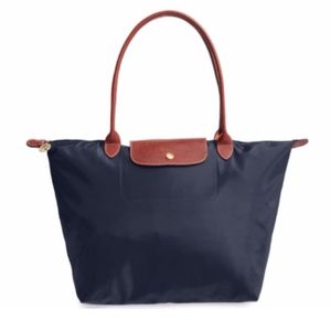 LONGCHAMP LARGE NAVY LE PILAGE TOTE